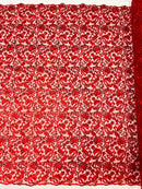 Angela Metallic corded lace 54" Wide| New Creations Fabric & Foam Inc.