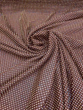 AB-Iridescent Rhinestones On Soft Stretch Nylon Power Mesh Fabric 54” Wide -sold by The Yard.