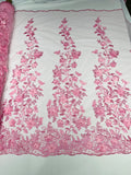 PRINCESS 3D FLORAL LACE (By The Yard)