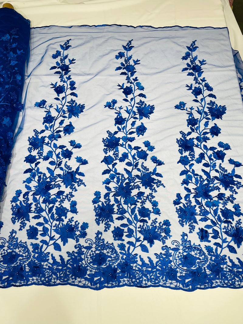 PRINCESS 3D FLORAL LACE (By The Yard)