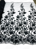 PRINCESS 3D FLORAL LACE (By The Yard)