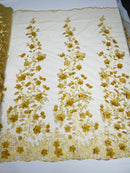 Princess 3D Floral Lace 50" Wide| New Creation Fabric & Foam Inc.