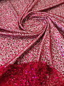 All Over Beaded Lace 54" Wide| New Creations Fabric & Foam Inc.