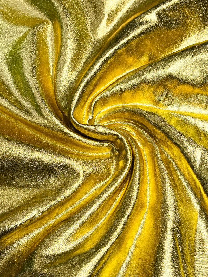 METALLIC FOIL LAME SPANDEX (by the yard)