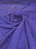 AB-Iridescent Rhinestones On Soft Stretch Nylon Power Mesh Fabric 54” Wide -sold by The Yard.