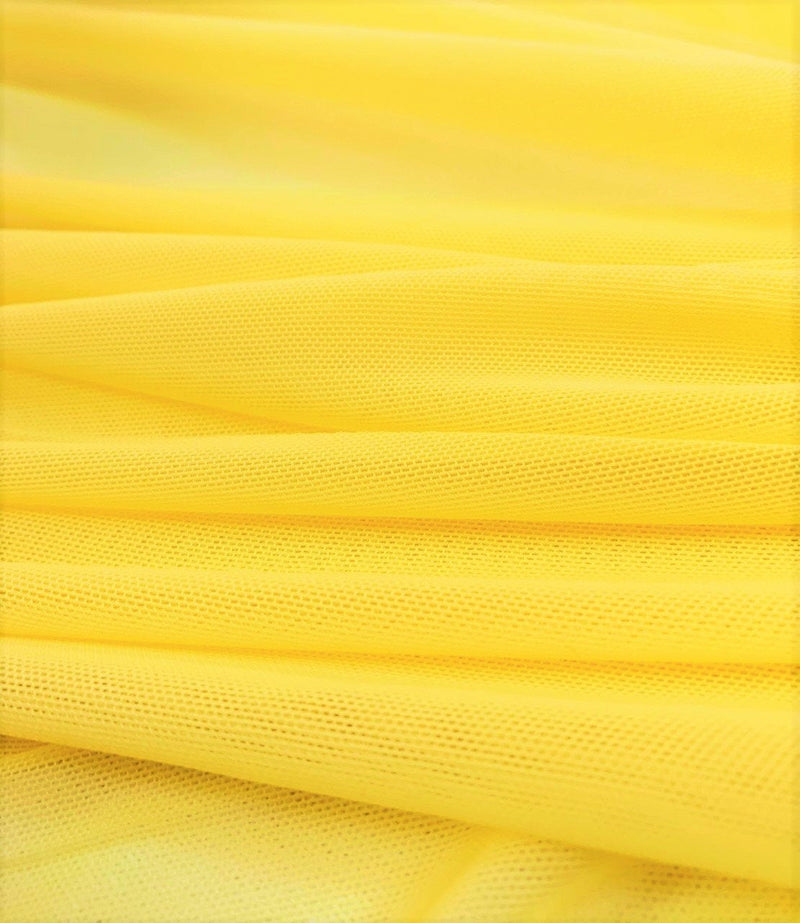 SOLID NYLON SPANDEX POWER MESH (by the yard)