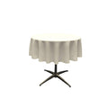 42" ROUND POLYESTER POPLIN TABLECLOTH