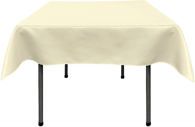 36"x36" SQUARE BRIDAL SATIN TABLECLOTH