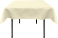 45 x 45" Square Polyester Bridal Satin Table Table Overlay, For a Small 33" Square Coffee Table  With 6" Drop