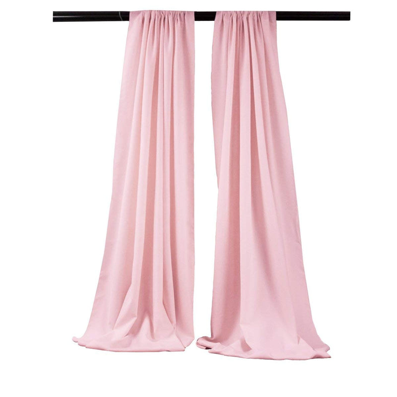 5 Feet Wide x 20 Feet High,  Polyester Seamless Backdrop Drape Curtain Panel / Curtain Room Divider / 2 Panels