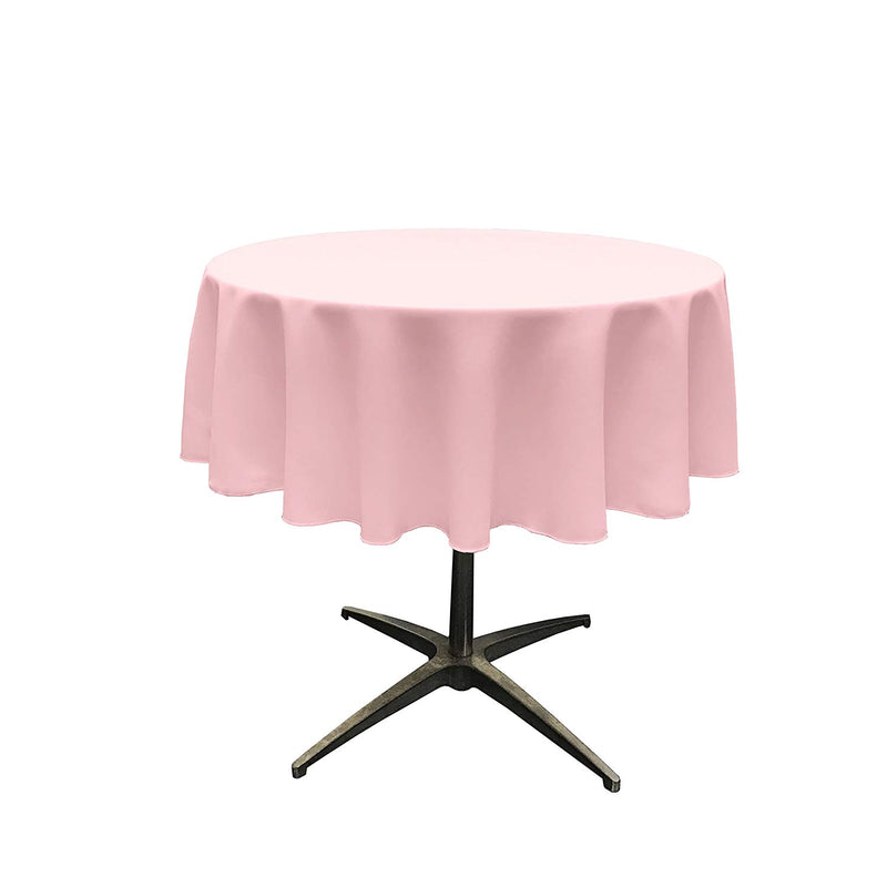 36" ROUND POLYESTER POPLIN TABLECLOTH