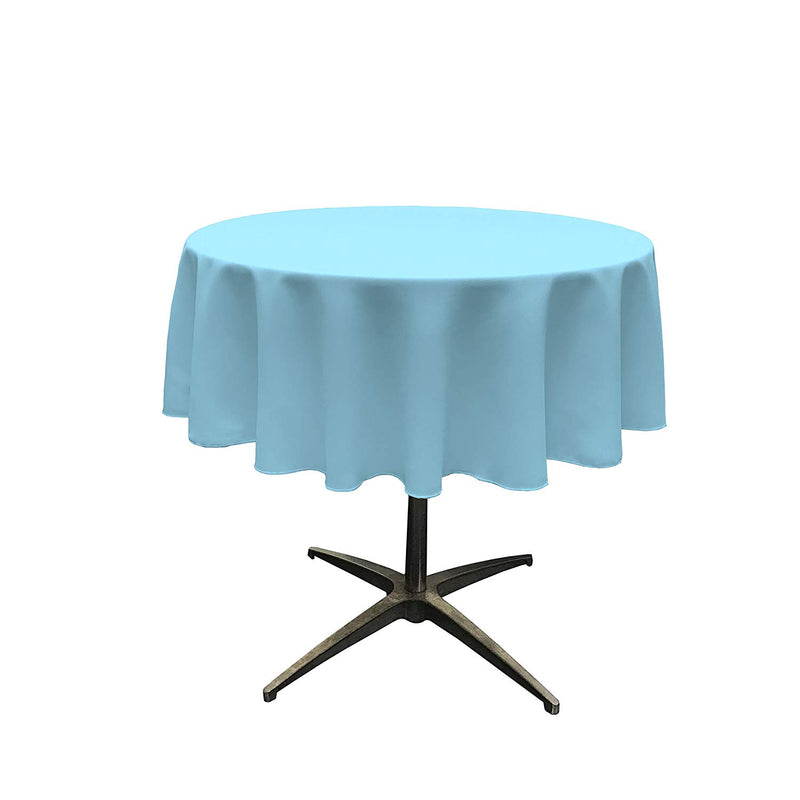 42" ROUND POLYESTER POPLIN TABLECLOTH