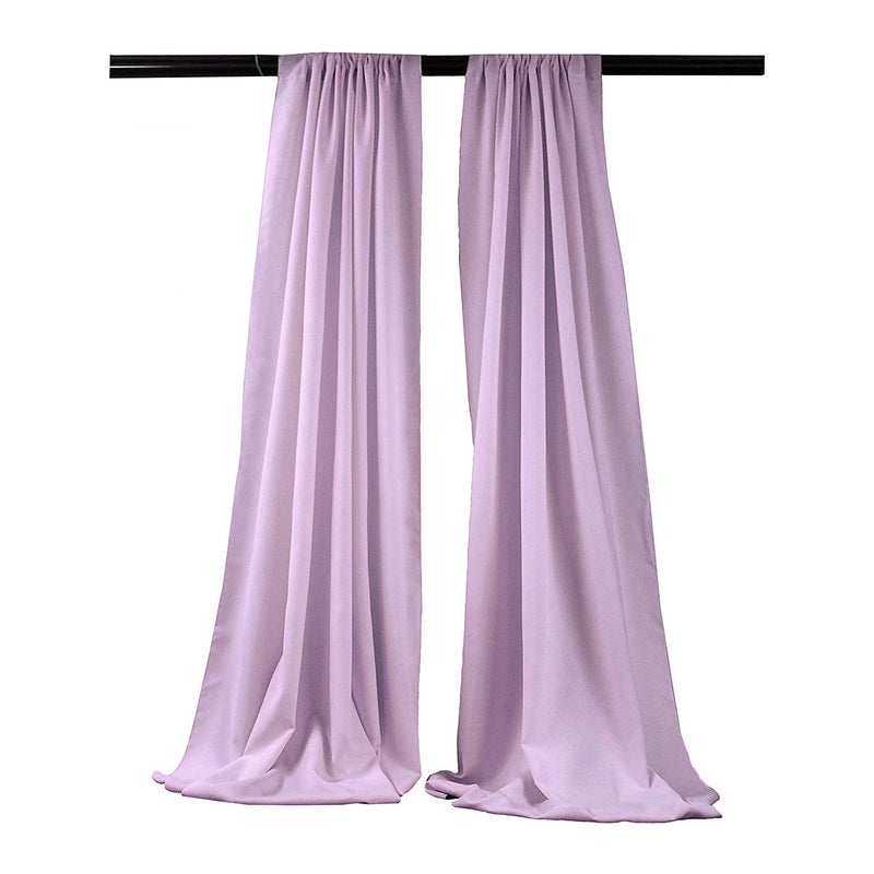 5 Feet Wide x 15 Feet High,  Polyester Seamless Backdrop Drape Curtain Panel / Curtain Room Divider / 2 Panels