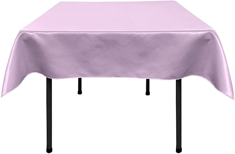 36"x36" SQUARE BRIDAL SATIN TABLECLOTH