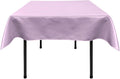 58" x 58" Square Polyester Bridal Satin Table Table Overlay, For a Small 46" Square Coffee Table  With 6" Drop