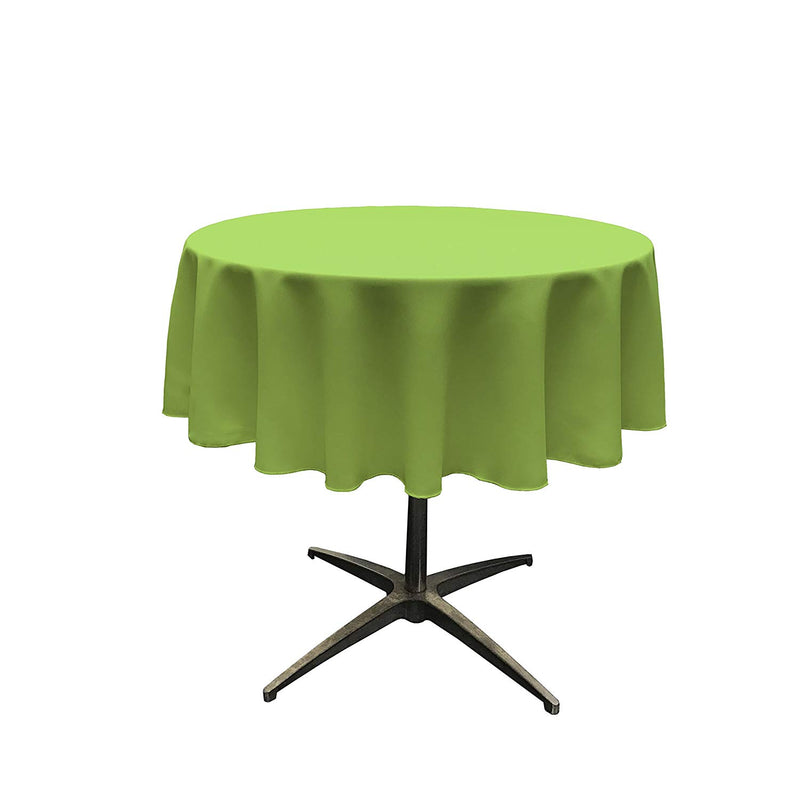 42" ROUND POLYESTER POPLIN TABLECLOTH