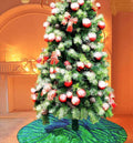 48" Round Decorative Sequins Tree Skirt for Christmas/Thanksgiving Day