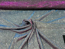 Moon Shadow 58/60" Wide Full Glitter Covered Shimmer Fabric By The Yard - New Creations Fabric & Foam Inc