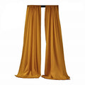 5 Feet Wide x 6 Feet High, Polyester Poplin Backdrop Drape Curtain Panel, Room Divider, 1 Pair