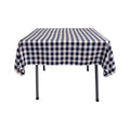 30"x30" SQUARE TABLECLOTH POLYESTER CHECKERED.