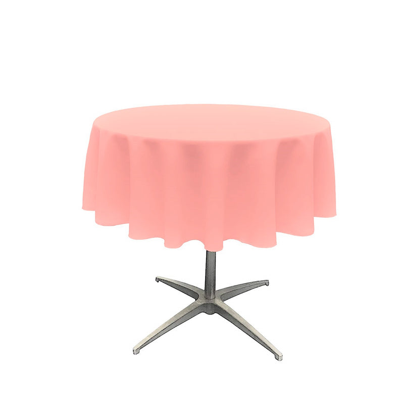 42" ROUND POLYESTER POPLIN TABLECLOTH