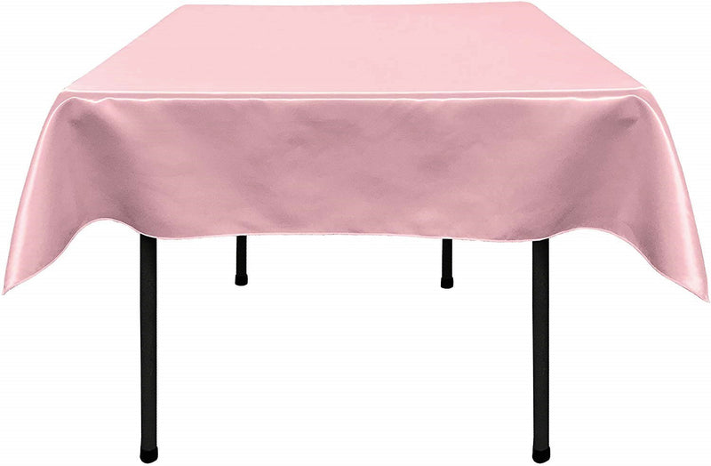 36"x36" SQUARE BRIDAL SATIN TABLECLOTH