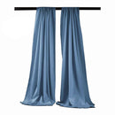 Polyester Poplin Backdrop Drape Curtain Panel / Curtain Room Divider - 2 Panels - New Creations Fabric & Foam Inc