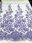 PRINCESS 3D FLORAL LACE (By The Yard) - New Creations Fabric & Foam Inc