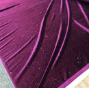 Purple Stretch Velvet With Glitter 59" Wide - Selena Fabric| New Creations Fabric & Foam Inc. - New Creations Fabric & Foam Inc