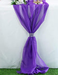 18" Wide Extra Long, Chiffon Wedding Table Runner