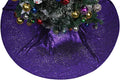 48" Round Decorative Sequins Tree Skirt for Christmas/Thanksgiving Day