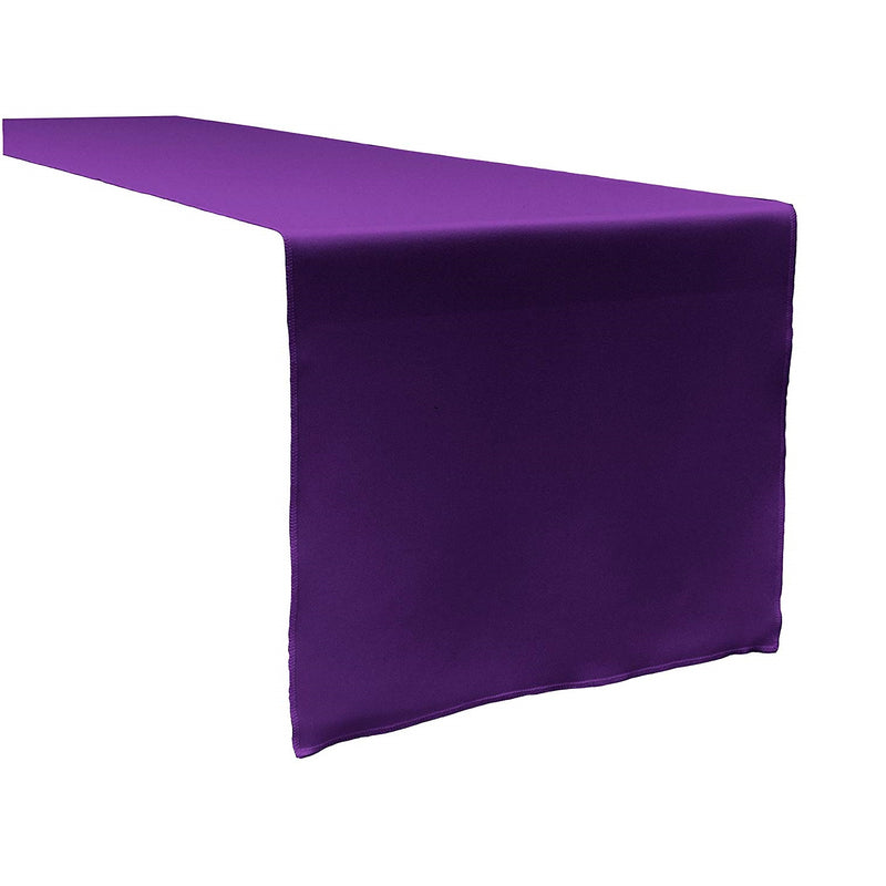 14" x 90" Polyester Poplin Table Runner, Ideal for Wedding, Baby Shower, Home, Restaurant,