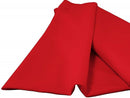 Red 60" Wide 100% Polyester Spun Poplin Fabric Sold By The Yard. - New Creations Fabric & Foam Inc