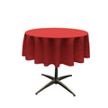 42" ROUND POLYESTER POPLIN TABLECLOTH