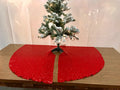 48" Round Decorative Sequins Tree Skirt for Christmas/Thanksgiving Day