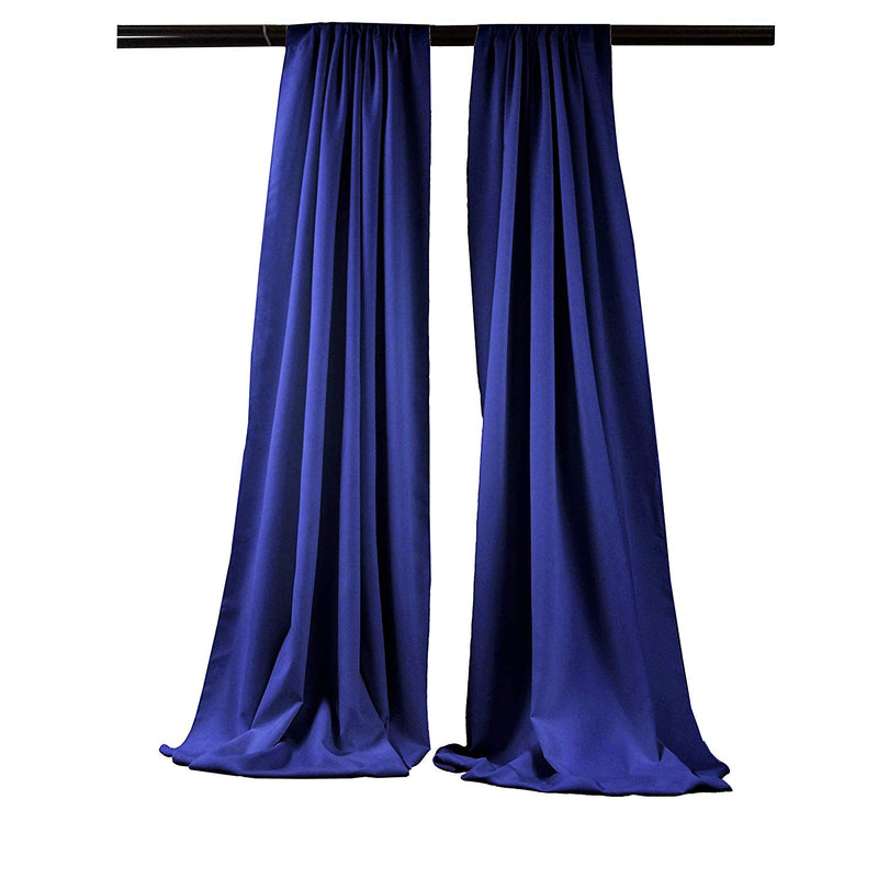 5 Feet Wide x 15 Feet High,  Polyester Seamless Backdrop Drape Curtain Panel / Curtain Room Divider / 2 Panels