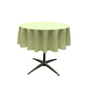42" ROUND POLYESTER POPLIN TABLECLOTH