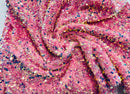 Sequin Velvet Stretch Fabric| New Creations Fabric & Foam Inc. - New Creations Fabric & Foam Inc
