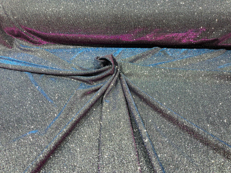 Moon Shadow 58/60" Wide Full Glitter Covered Shimmer Fabric By The Yard