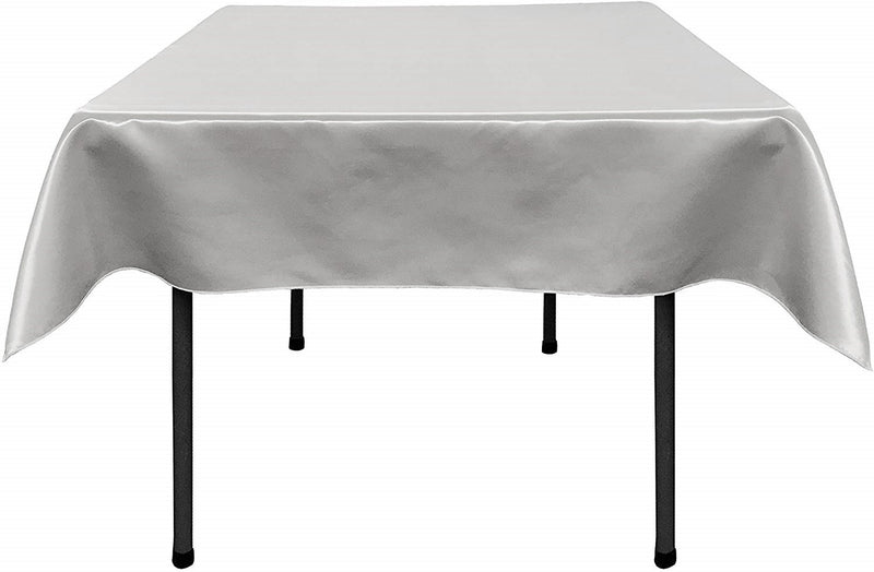 36"x36" SQUARE BRIDAL SATIN TABLECLOTH