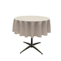 42" ROUND POLYESTER POPLIN TABLECLOTH