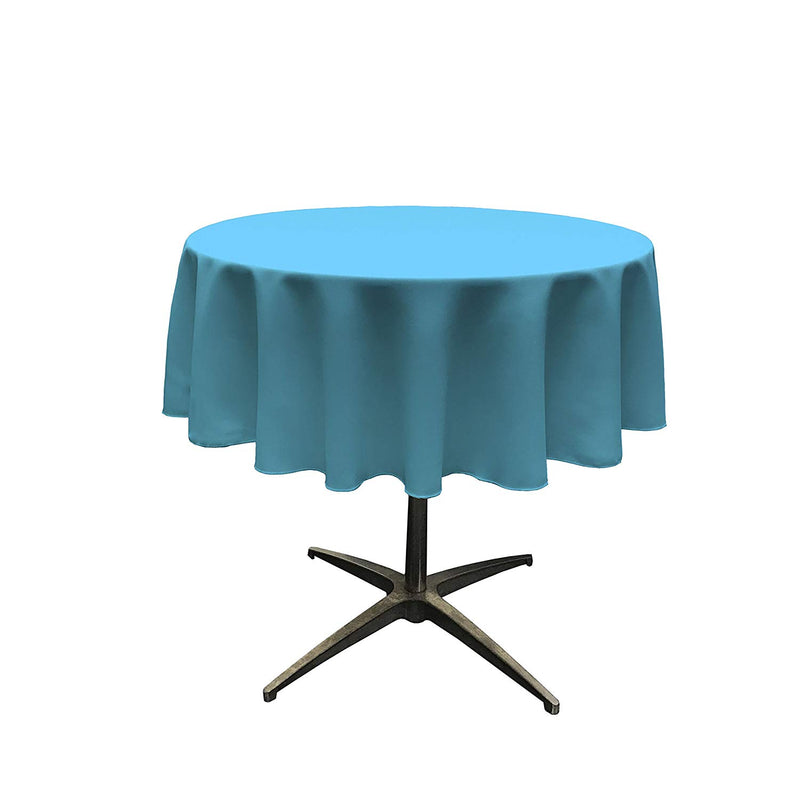 36" ROUND POLYESTER POPLIN TABLECLOTH