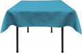 45 x 45" Square Polyester Bridal Satin Table Table Overlay, For a Small 33" Square Coffee Table  With 6" Drop