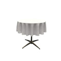 42" ROUND POLYESTER POPLIN TABLECLOTH