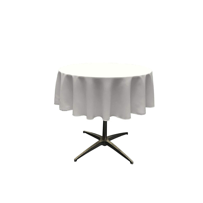 42" ROUND POLYESTER POPLIN TABLECLOTH