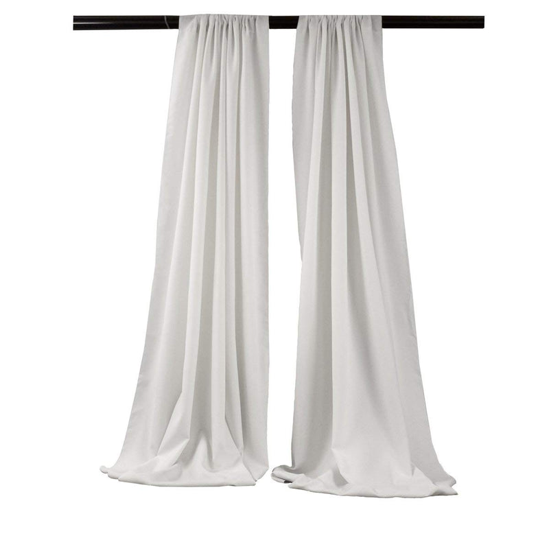 5 Feet Wide x 15 Feet High,  Polyester Seamless Backdrop Drape Curtain Panel / Curtain Room Divider / 2 Panels